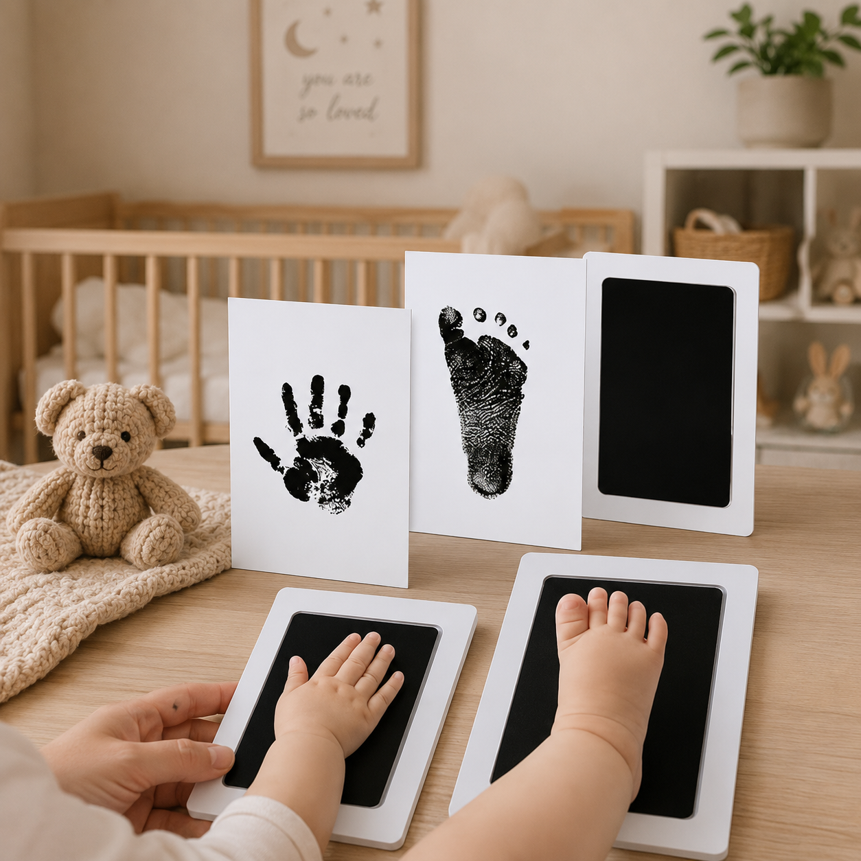 DIY Baby Hand & Footprint Keepsake Kit