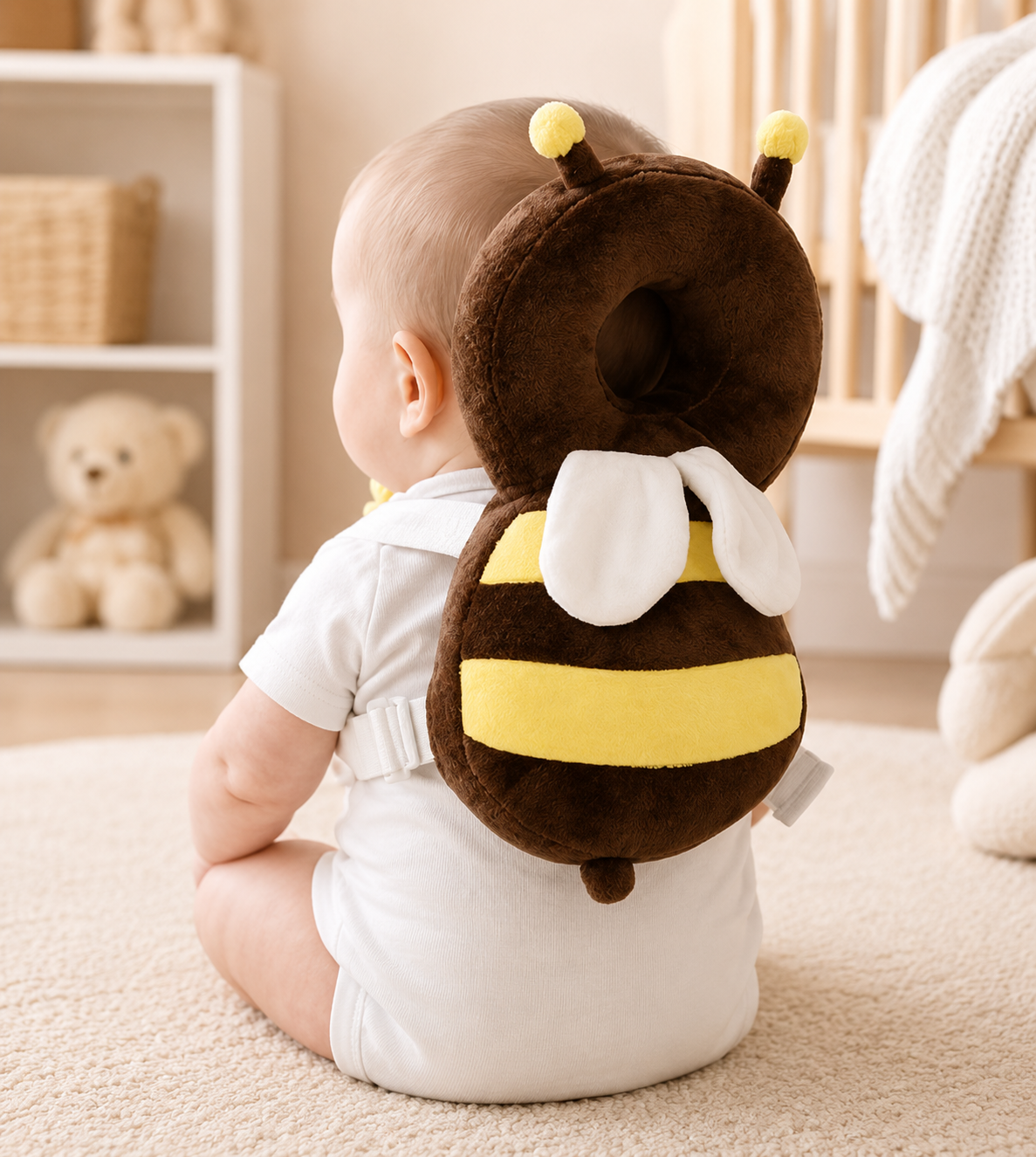 Bee Baby Head Protection Backpack