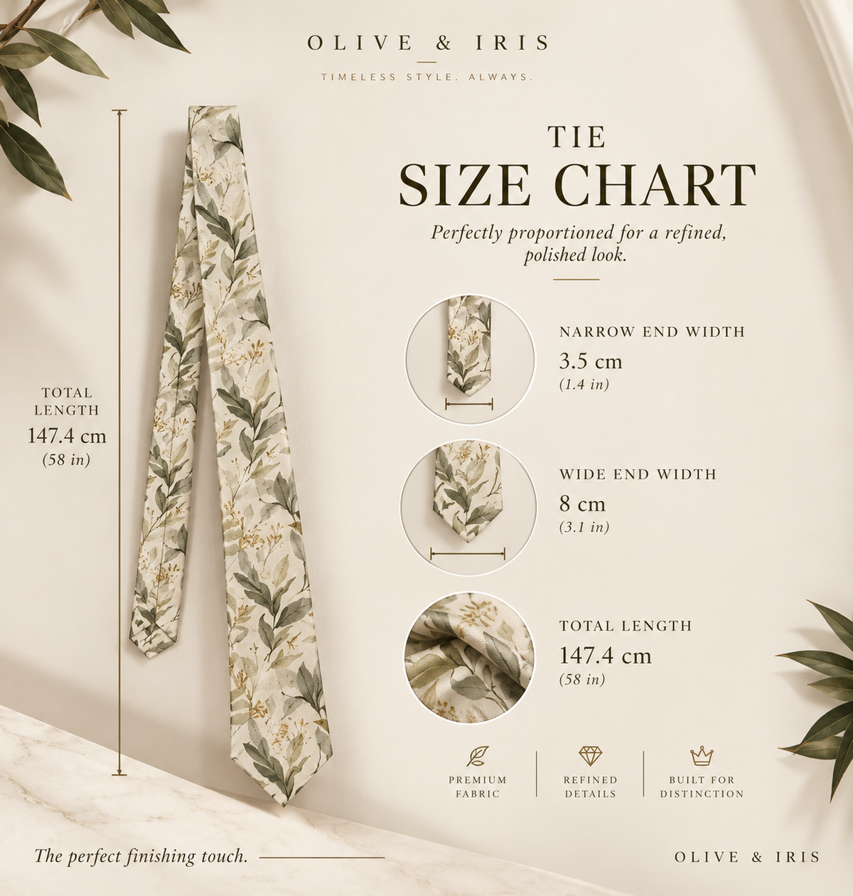 Heritage Leaf Tie
