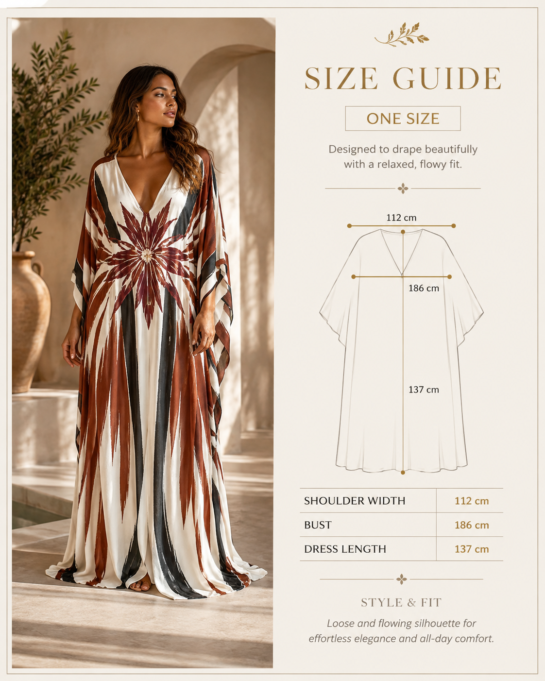 Desert Bloom Kaftan
