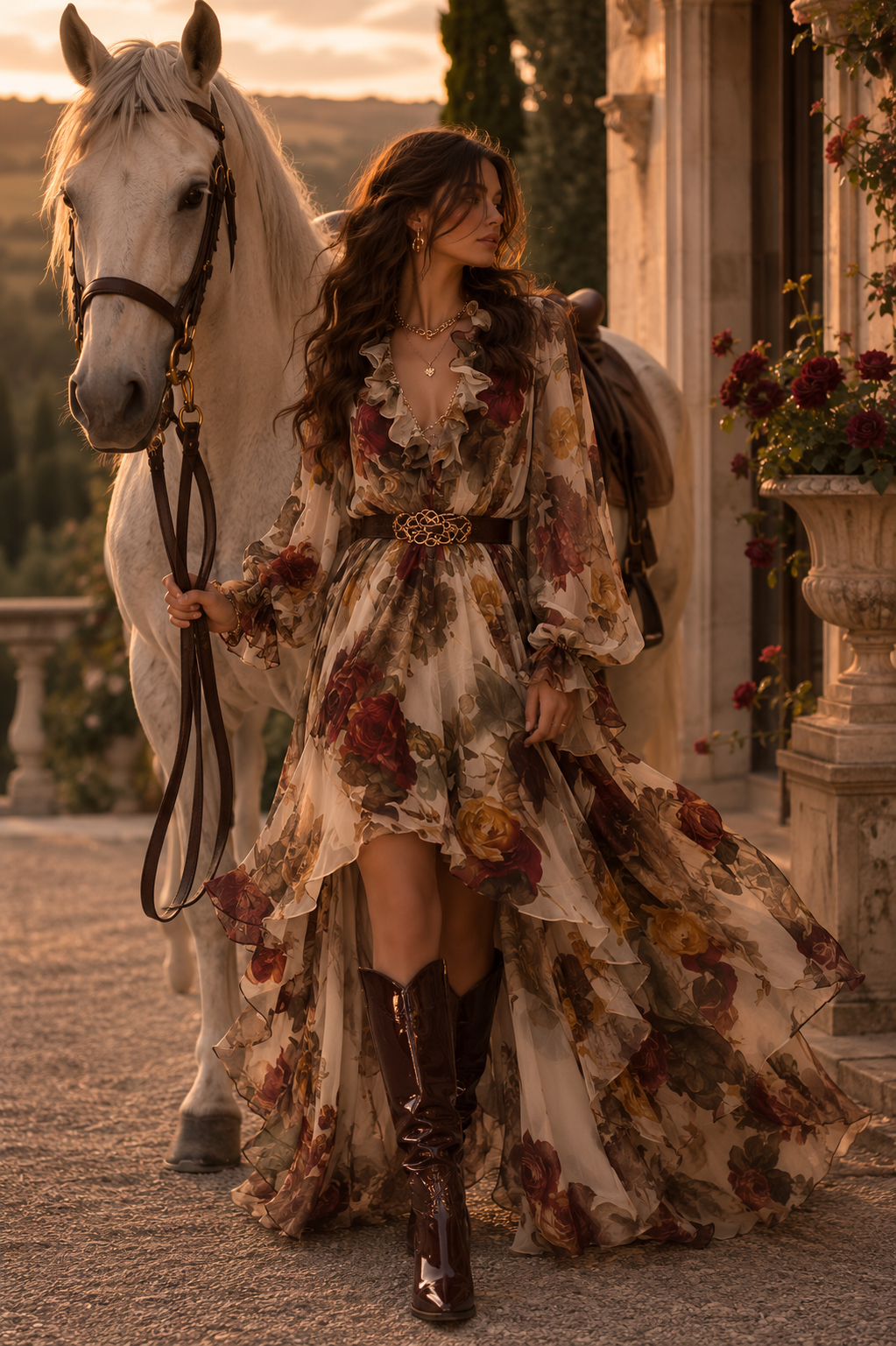 Willow Breeze Midi Dress
