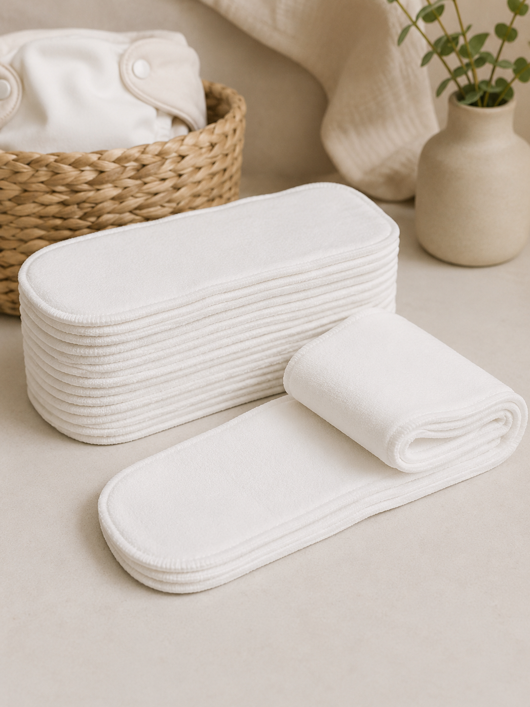 Reusable Washable Nappy Inserts -  20 pack
